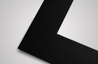 8011 Black picture framing mount