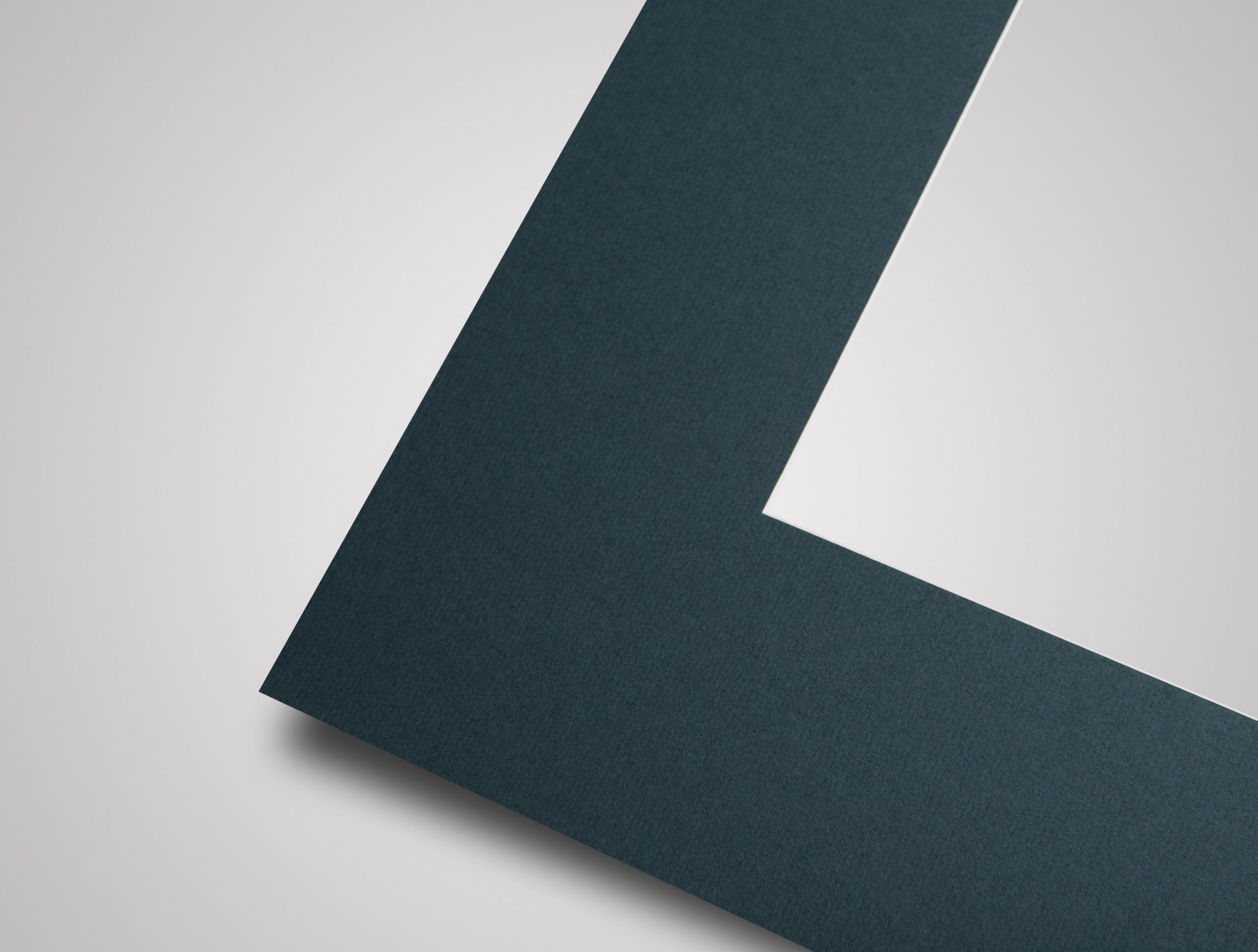 8071 Dark blue picture framing mount
