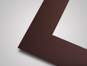 8078 Burgundy picture framing mount