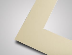 8620 chaste white picture framing mount