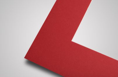 8699 Football red picture framing mount