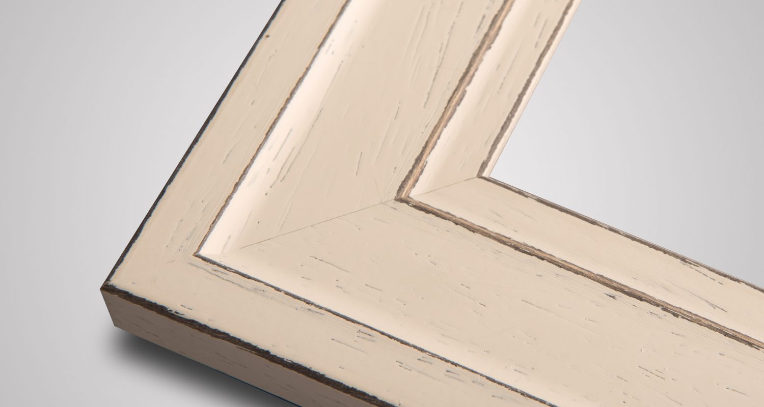 Venice large white picture frame