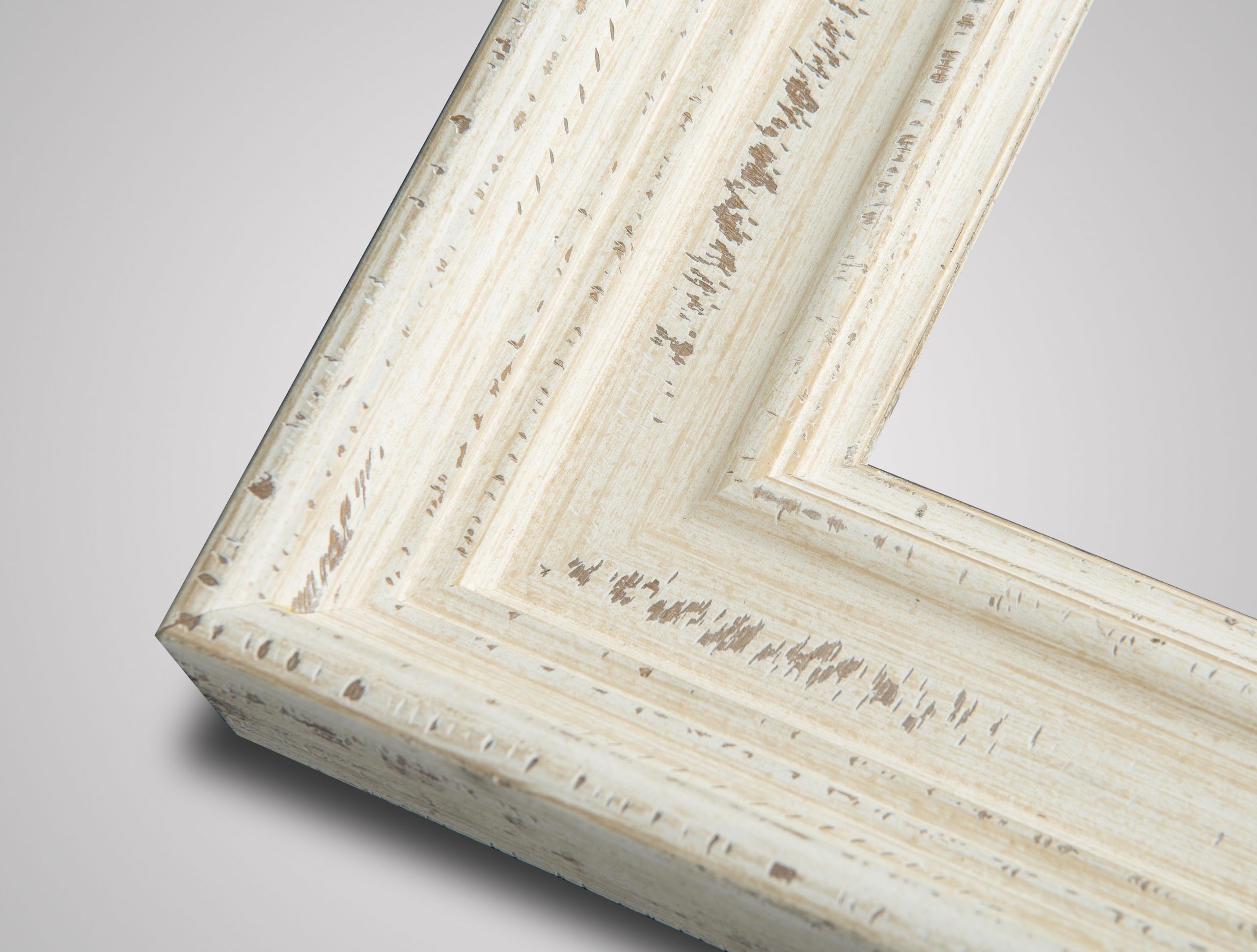 Chateaux large white shabby chic picture frame
