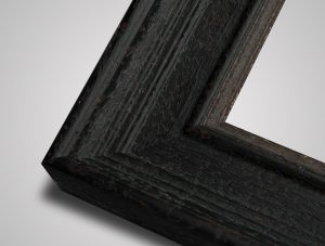 Chateaux large black shabby chic picture frame