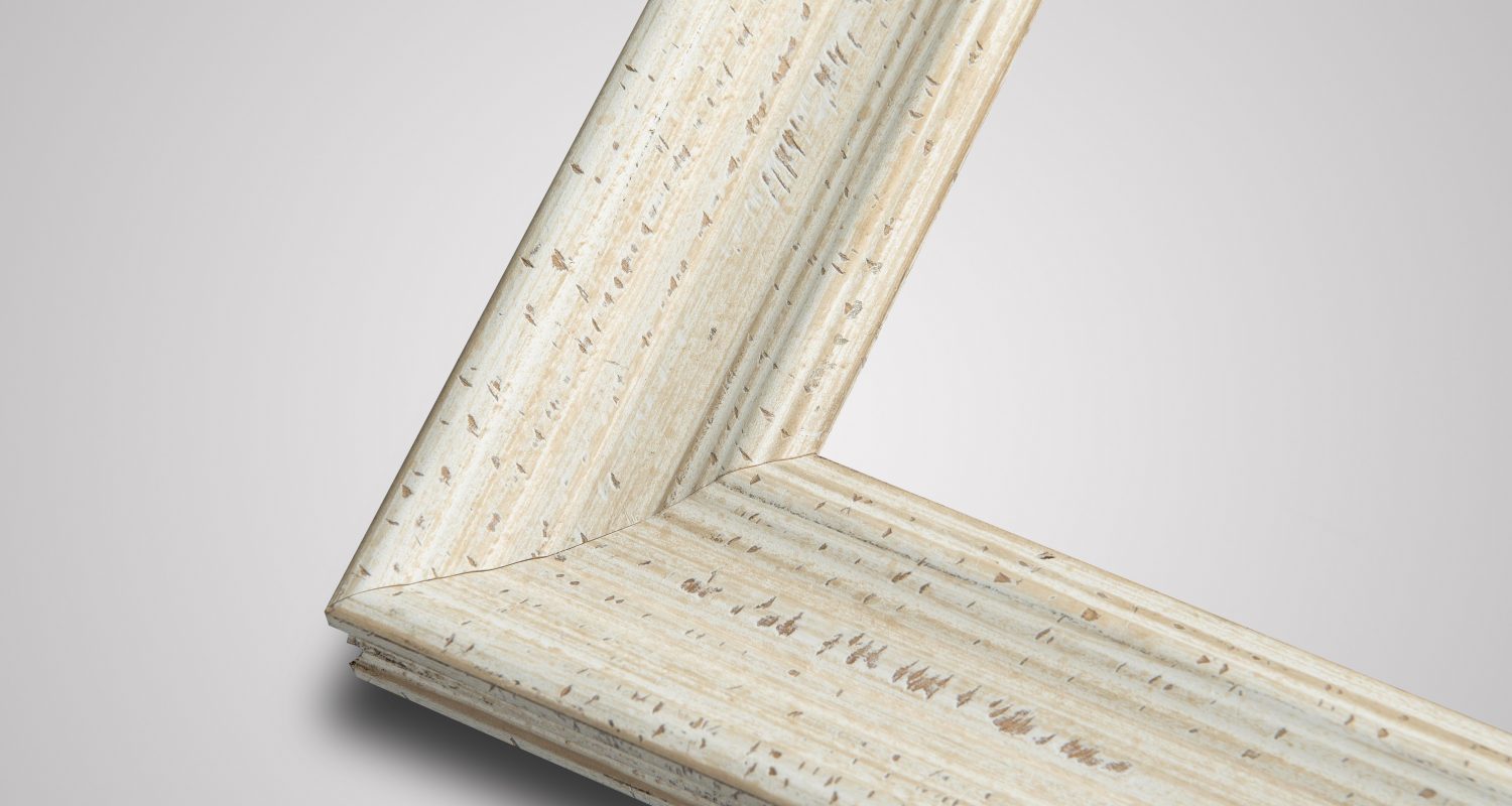Chateaux medium white shabby chic picture frame