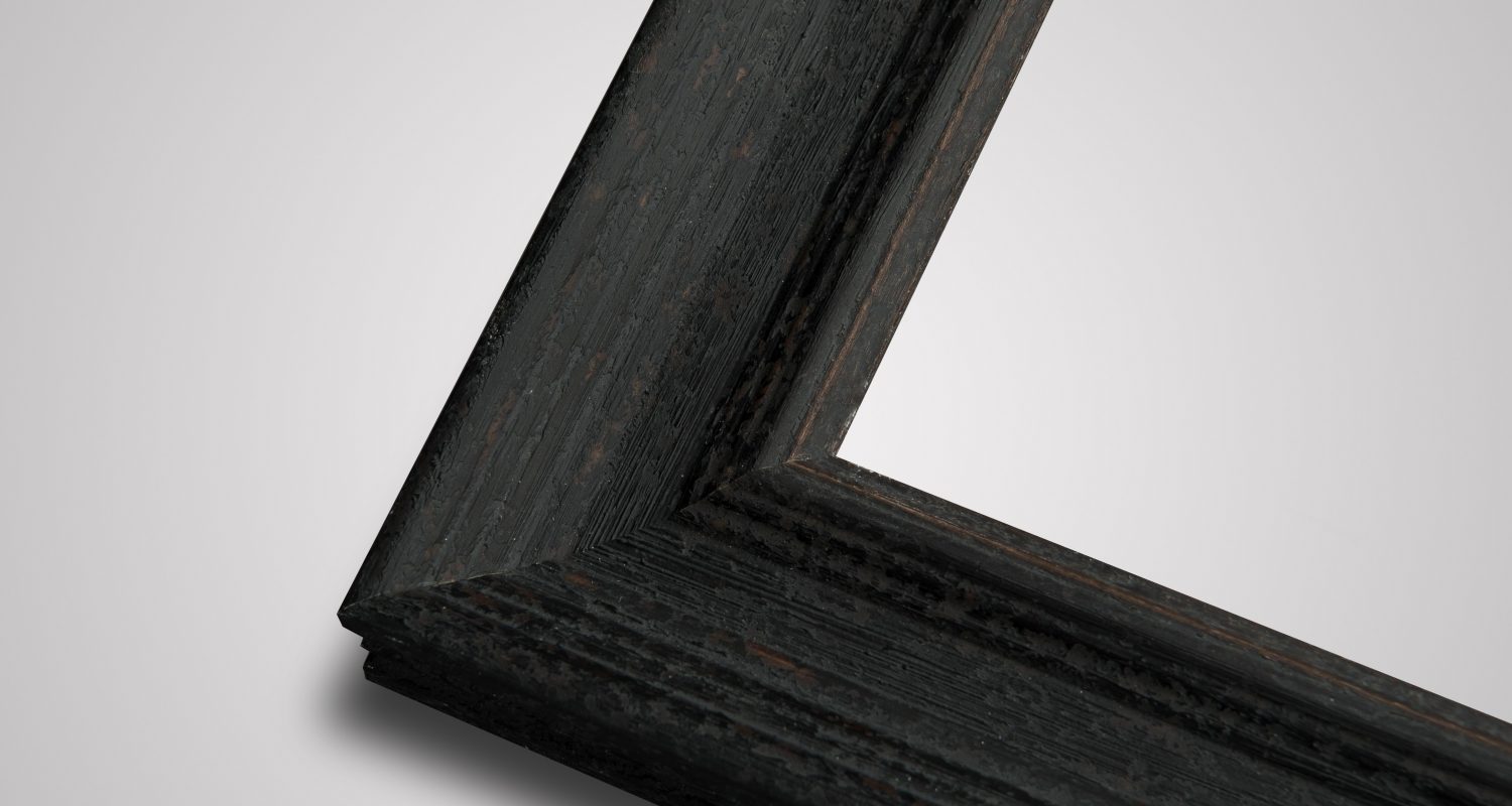Chateaux medium black shabby chic picture frame