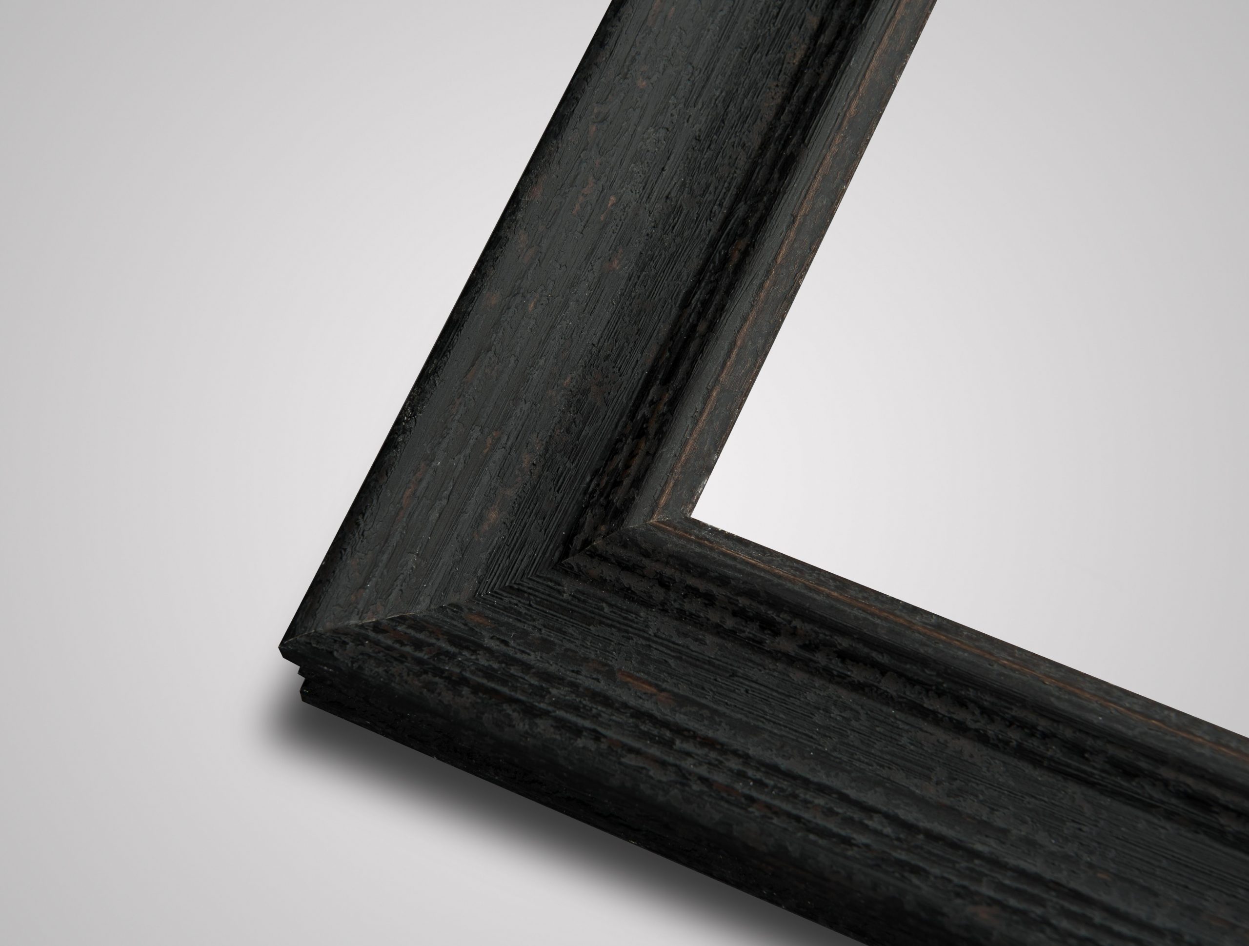 Chateaux medium black shabby chic picture frame