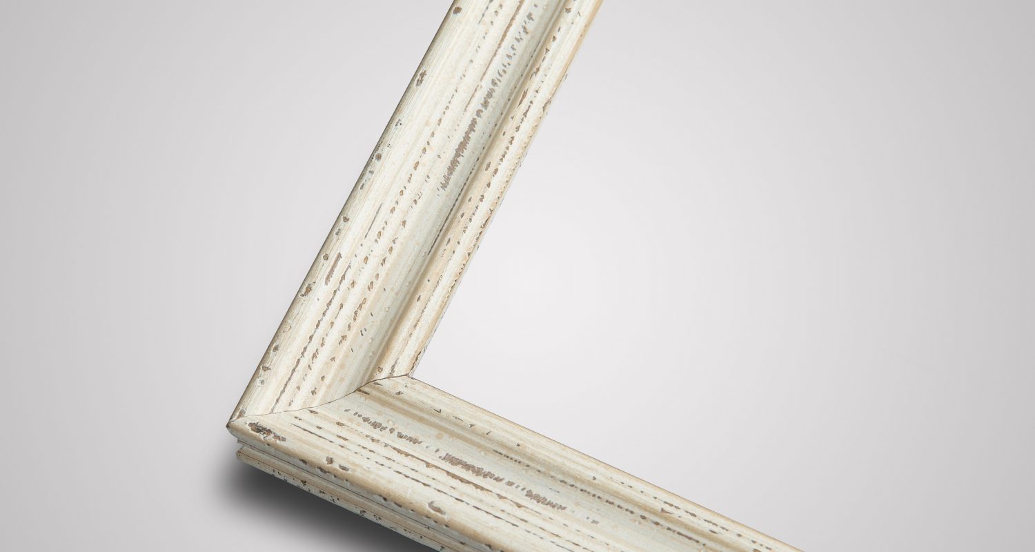 Chateaux small white shabby chic picture frame
