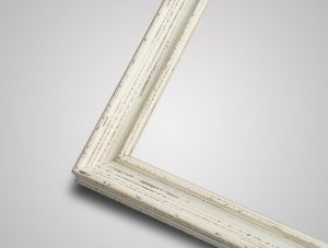 Chateaux small white shabby chic picture frame