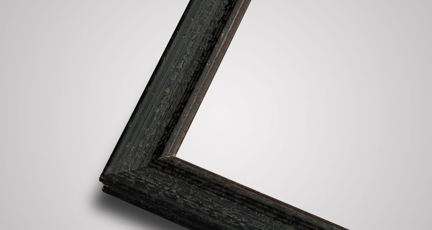 Chateaux small black shabby chic black picture frame