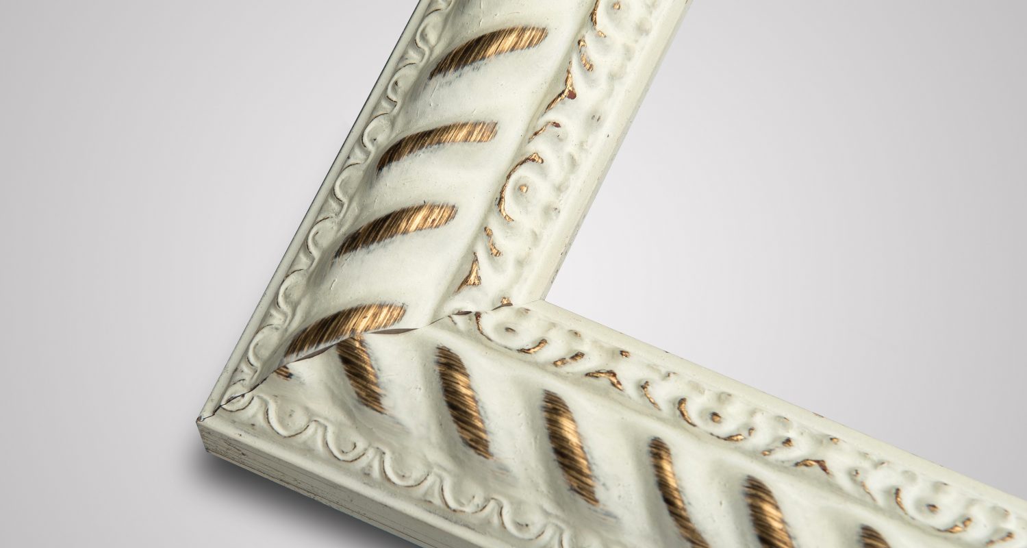Chatsworth large white picture frame