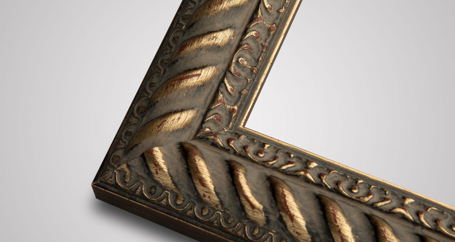 Chatsworth large antique gold picture frame