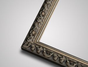 Chatsworth small antique silver picture frame