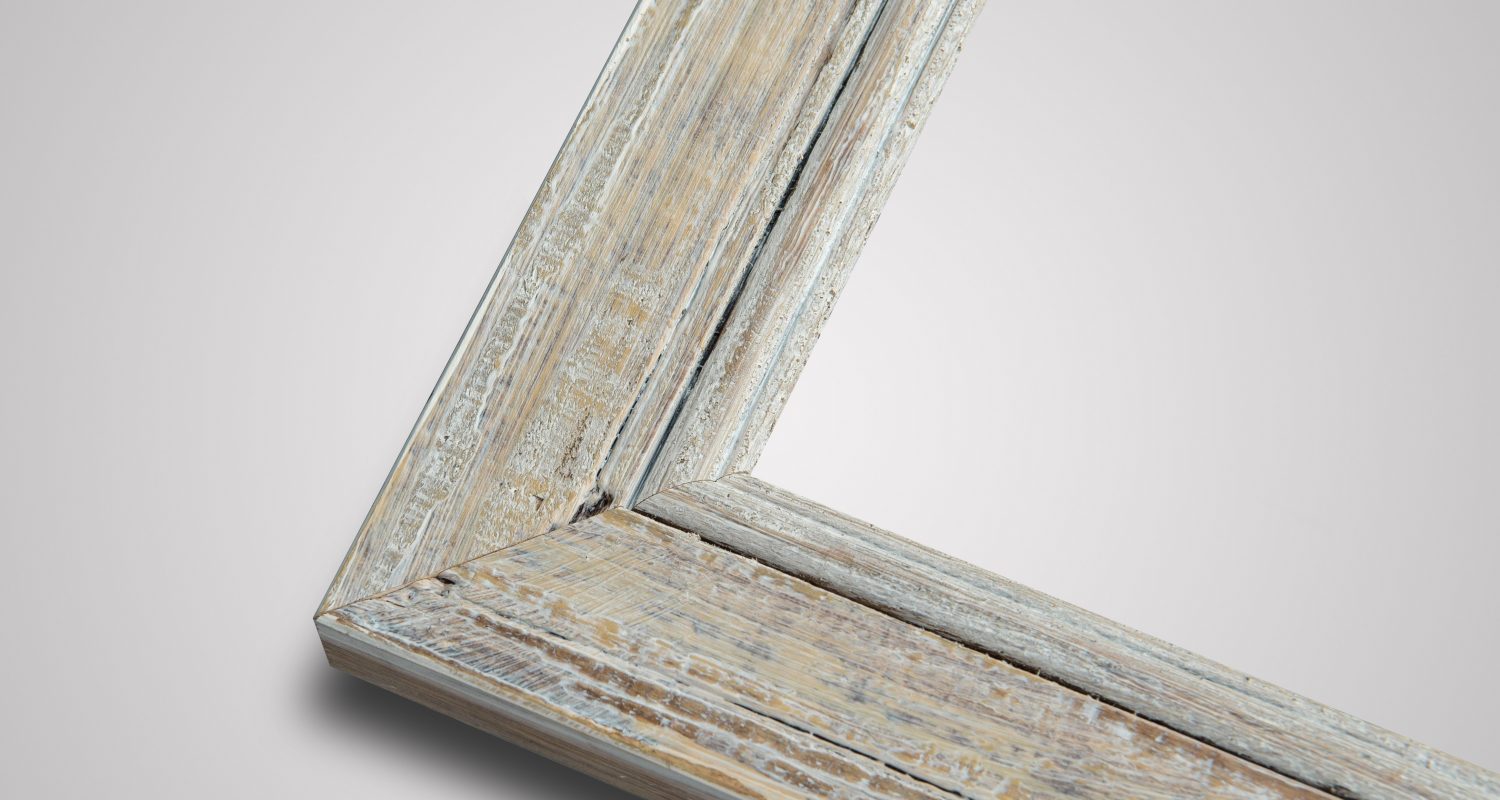 Driftwood small white picture frame