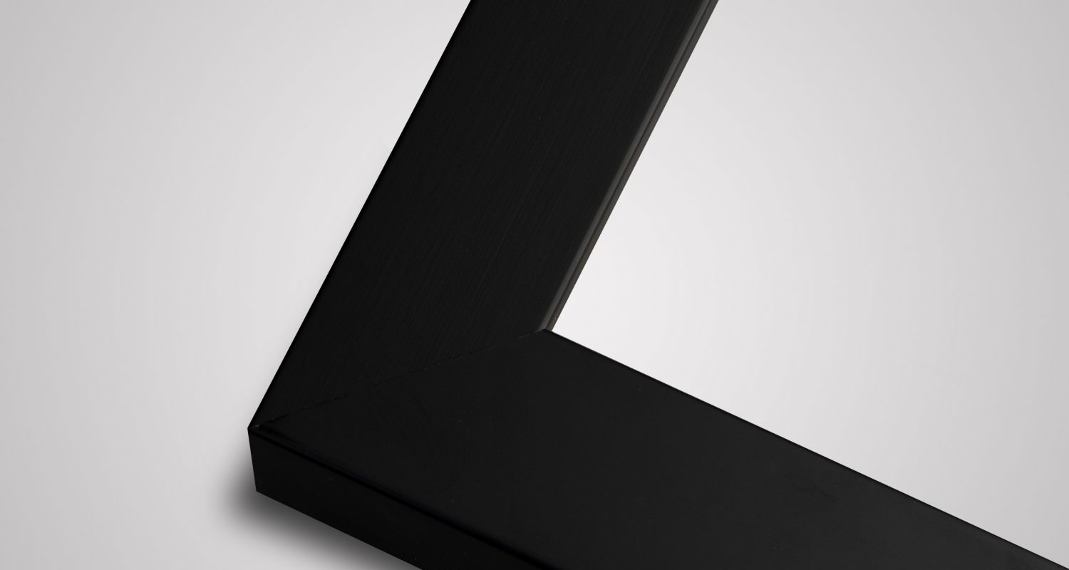 Hardwick smooth black picture frame