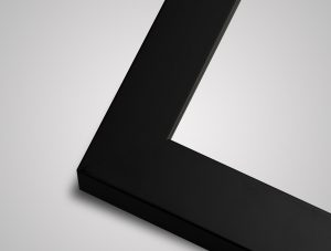 Hardwick smooth black picture frame