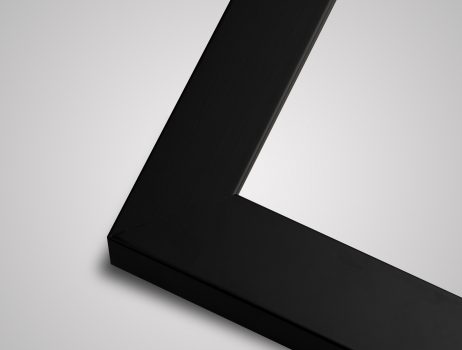 Hardwick smooth black picture frame