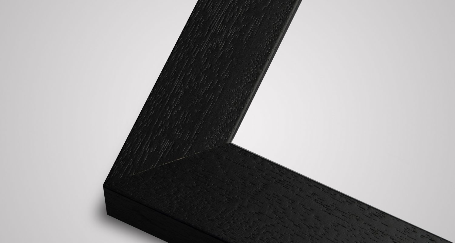 Hardwick woodgrain black picture frame