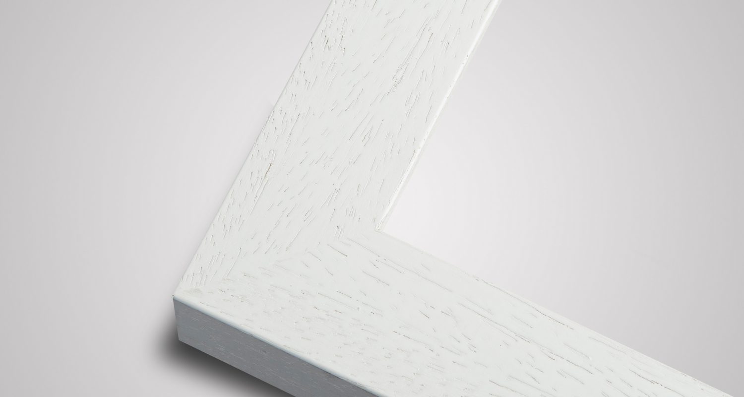 Hardwick woodgrain white picture frame