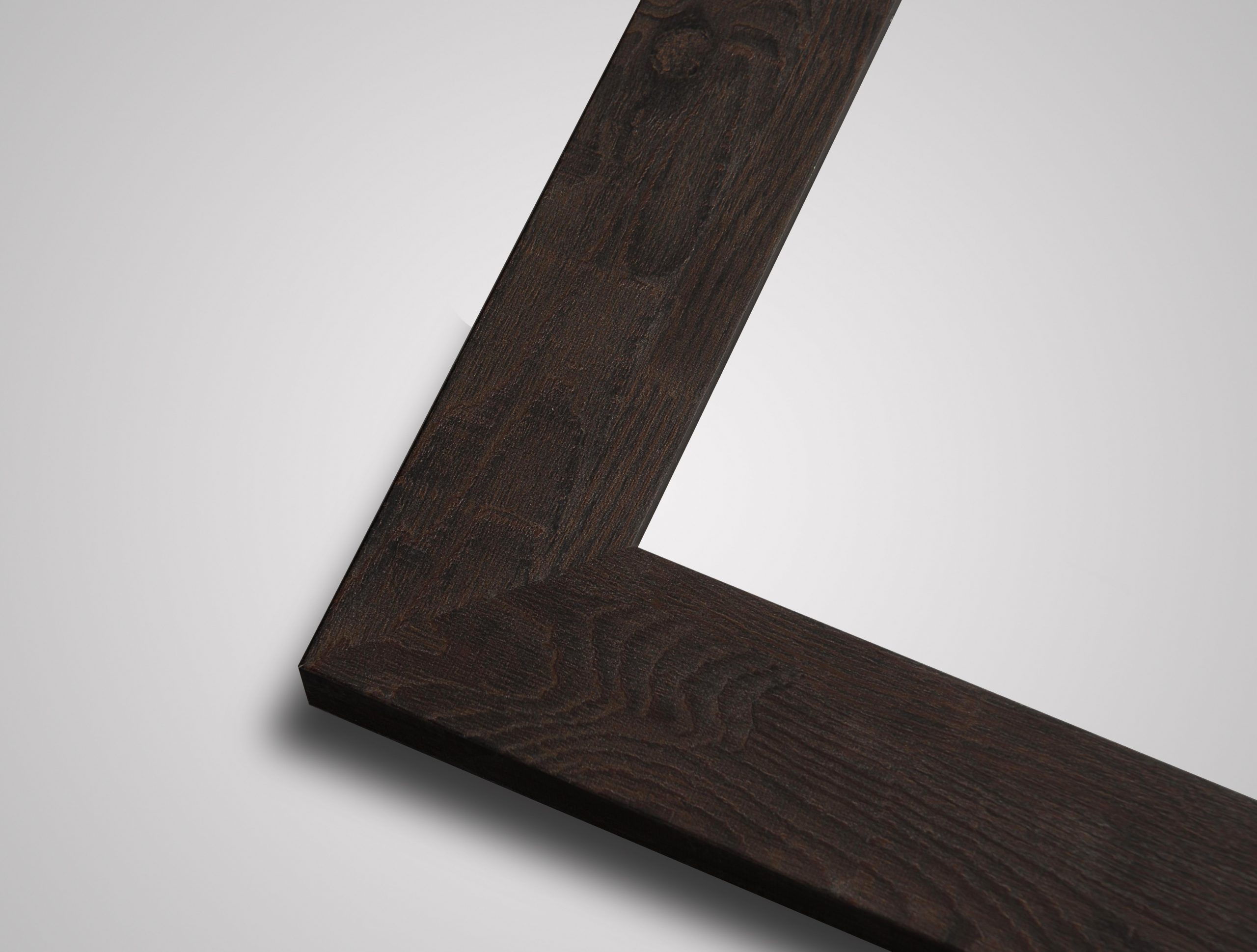 Manor flat bark picture frame