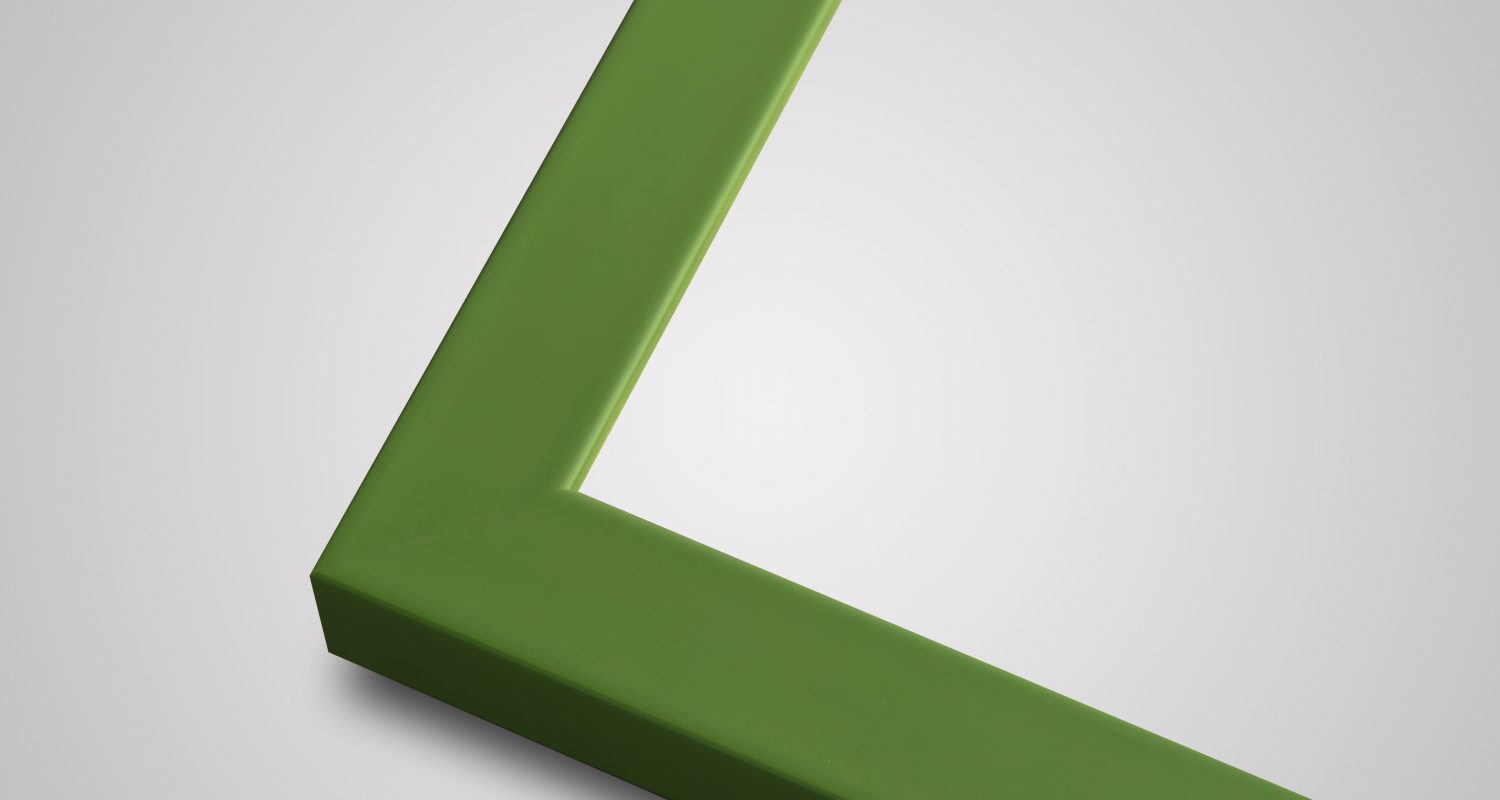 Rainbow green picture frame