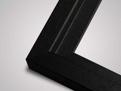 Large canvas picture frame in black
