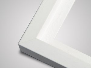Large canvas picture frame in white