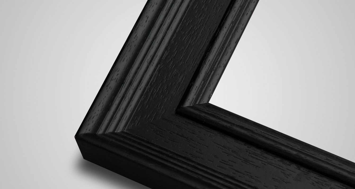 Regency large black picture framing
