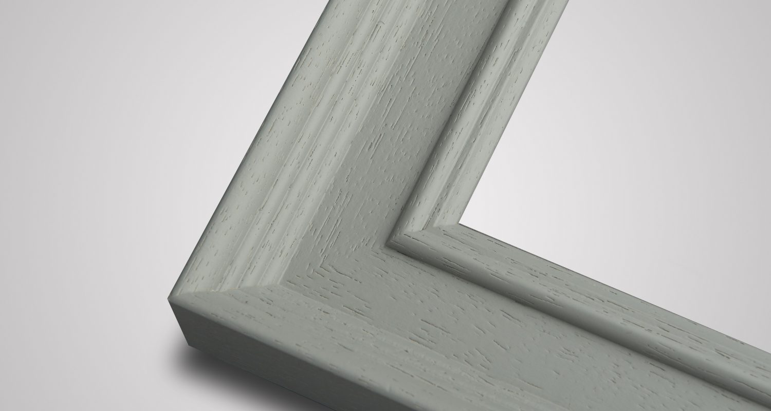 Regency large pale grey picture framing