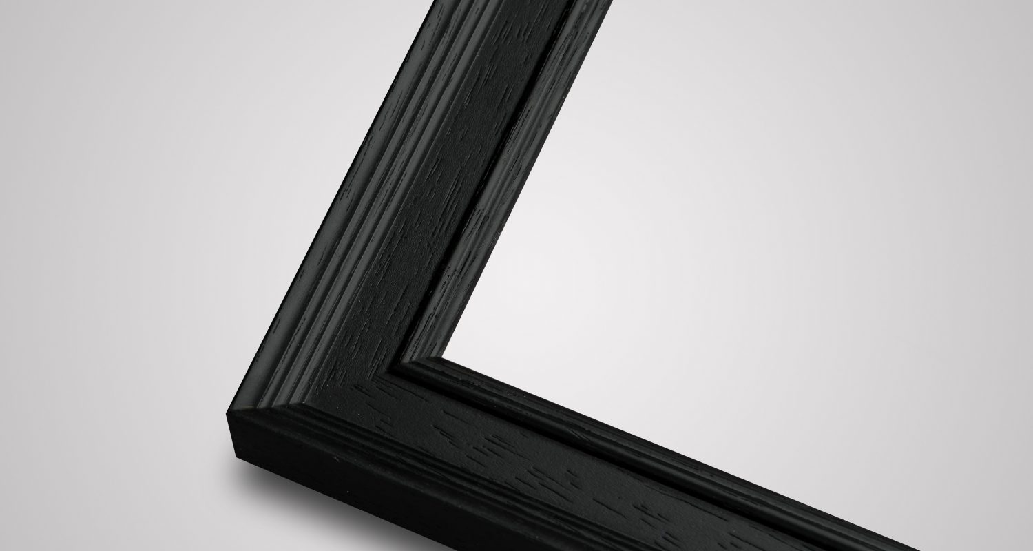 Regency small black picture frame