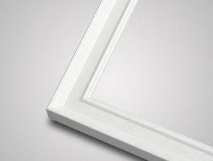 Regency small white picture frame