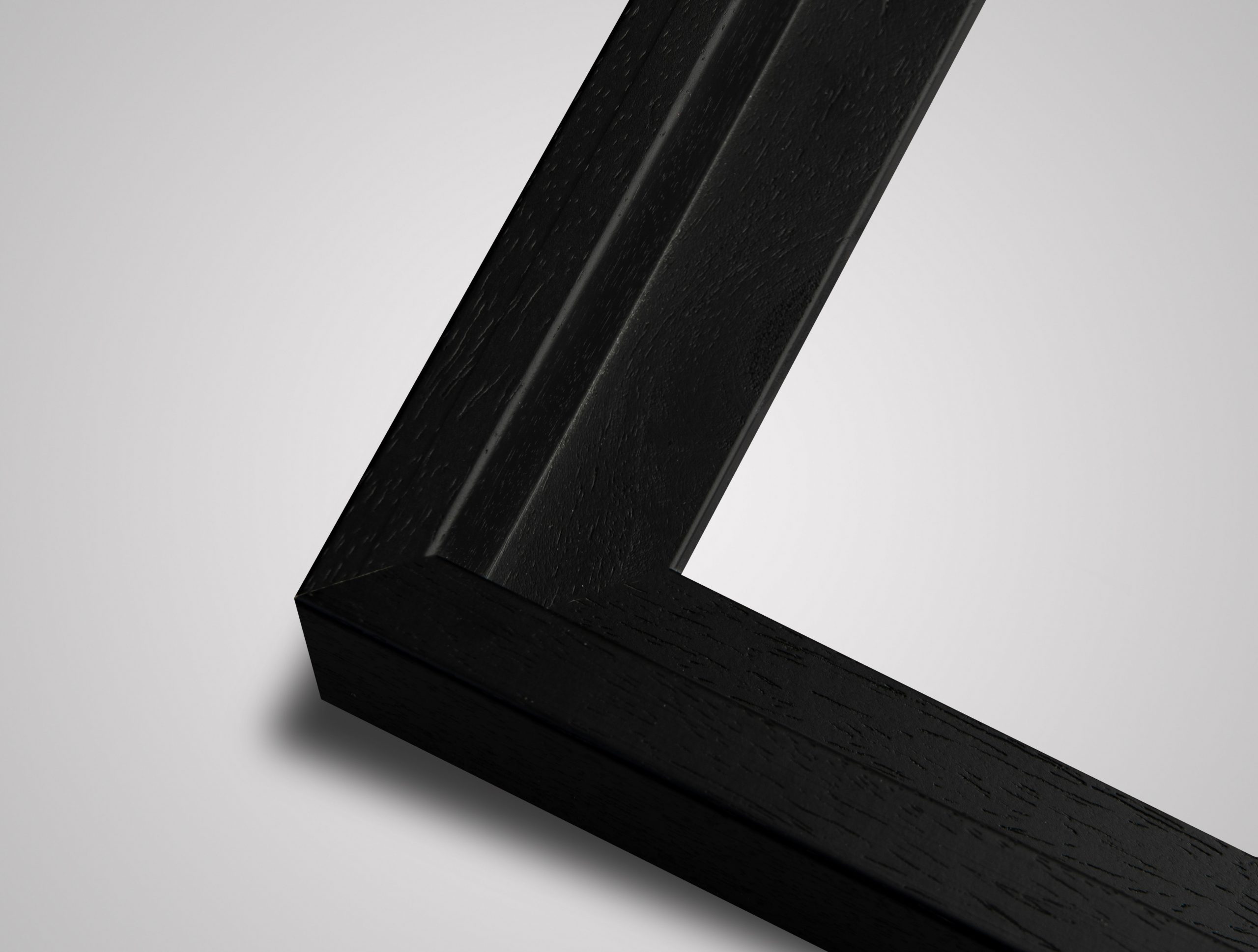 Small canvas picture frame in black