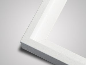 Small canvas picture frame in white