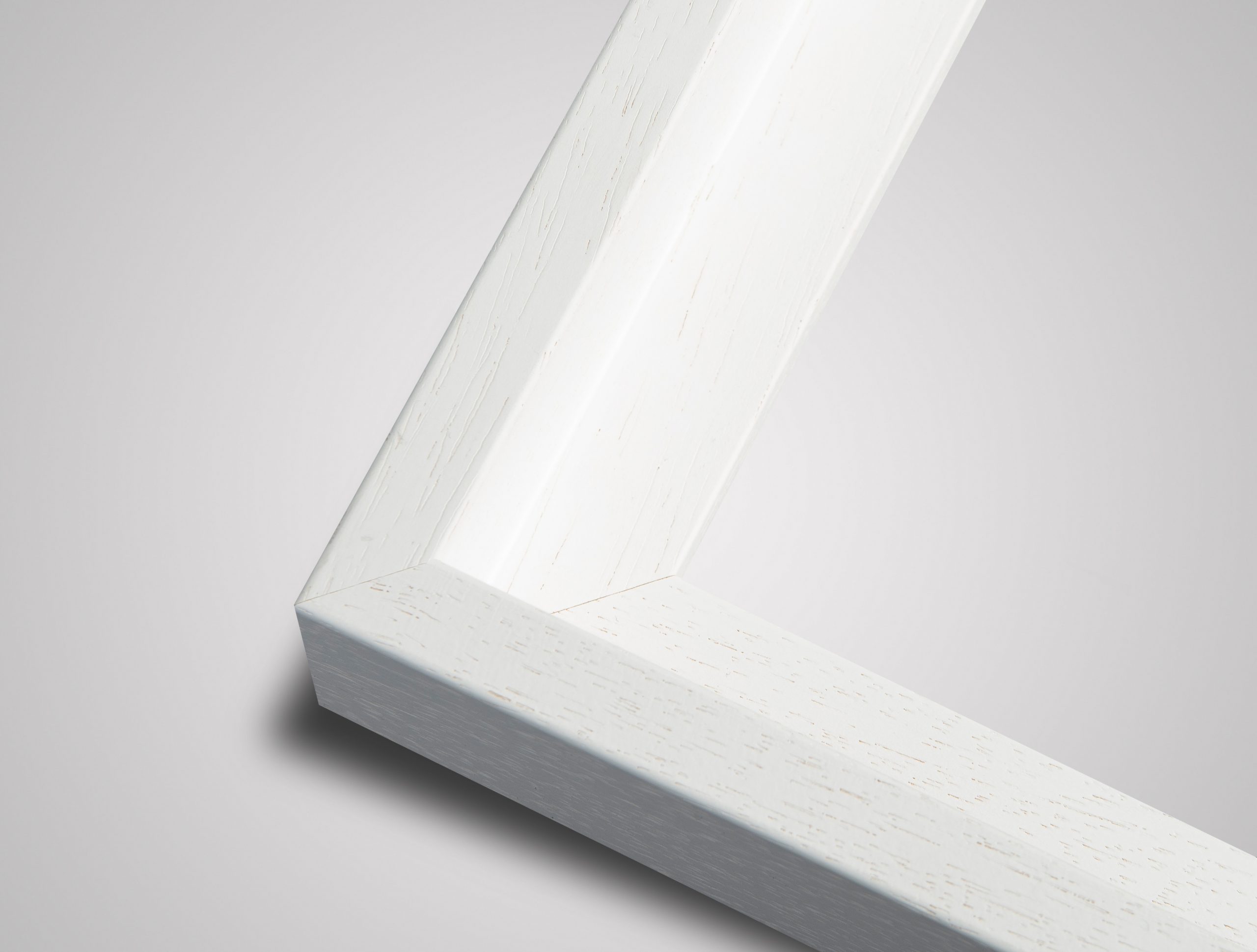 Small canvas picture frame in white