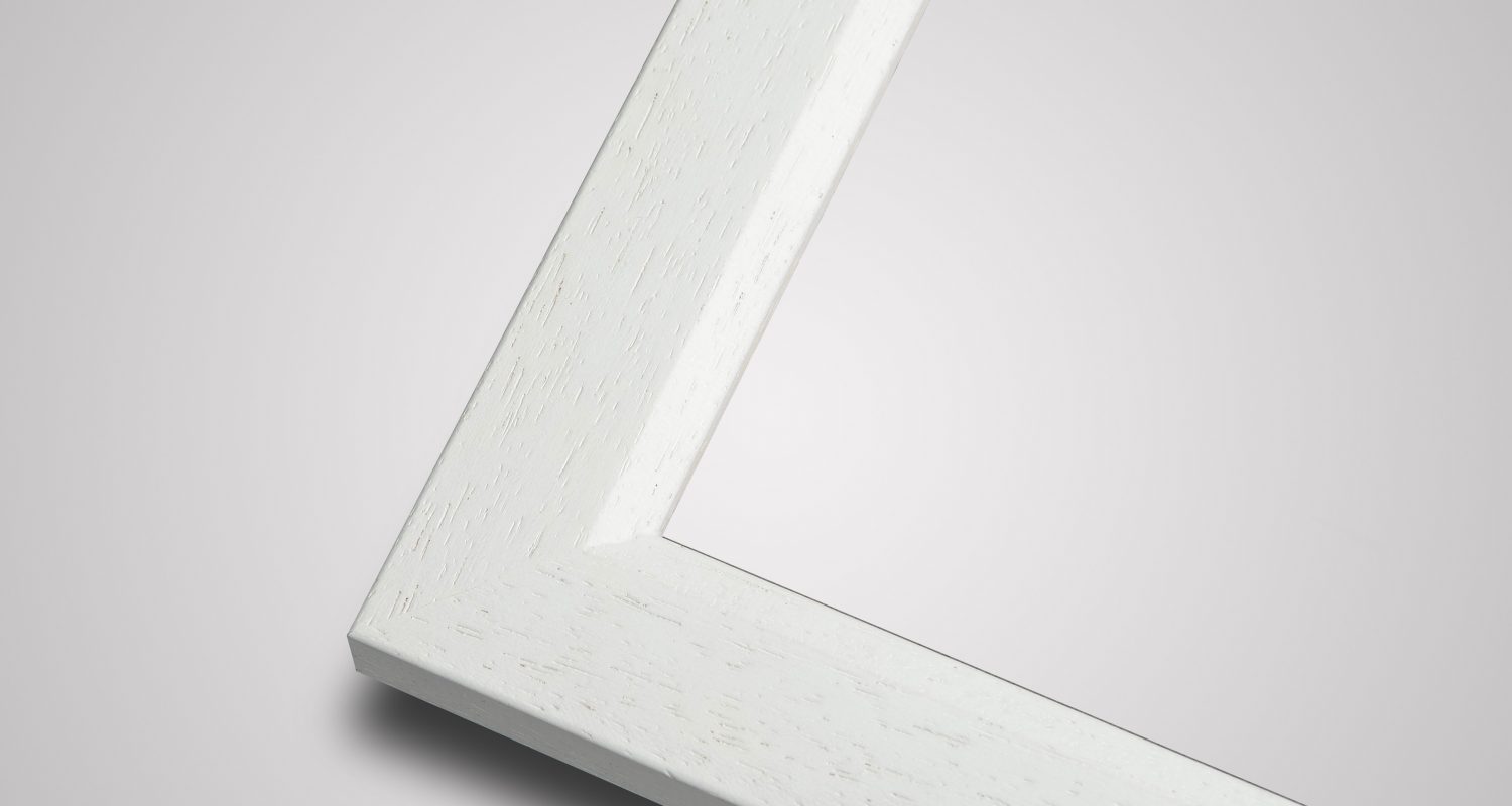 Coastal white picture frame