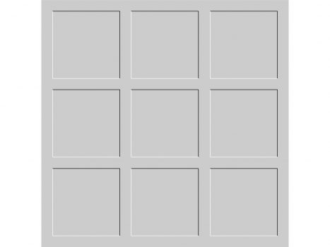 Float 1001 26x26 inch picture framing mount layout